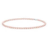 Colier perle naturale roz 45 cm si argint DiAmanti FCL365_L-G